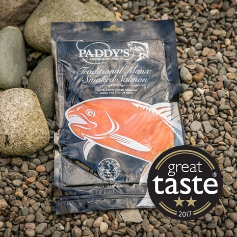 Paddy's 'Manx Smoked' 227g Sliced Cold Smoked Salmon